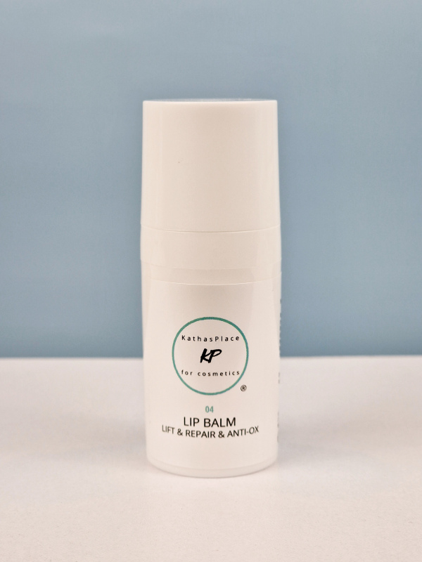 LIP BALM: leichter Balm zur Pflege und zur Reduzierung von Lippenfältchen. Auch für die Augenpartie